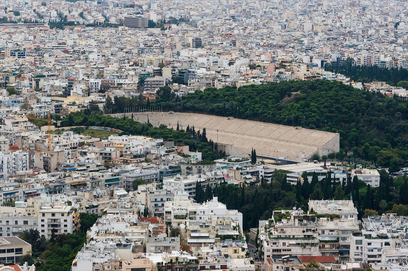 Panathenaic Stadium marble tiers
